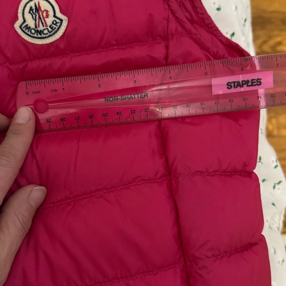 Newly stuffed light weight vest from Moncler NYC. - Picture 12 of 12